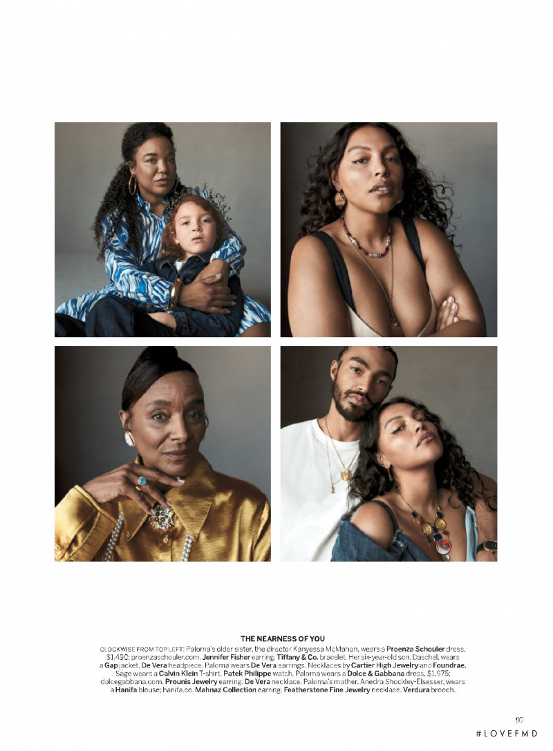 Paloma Elsesser featured in We Are Family, June 2021