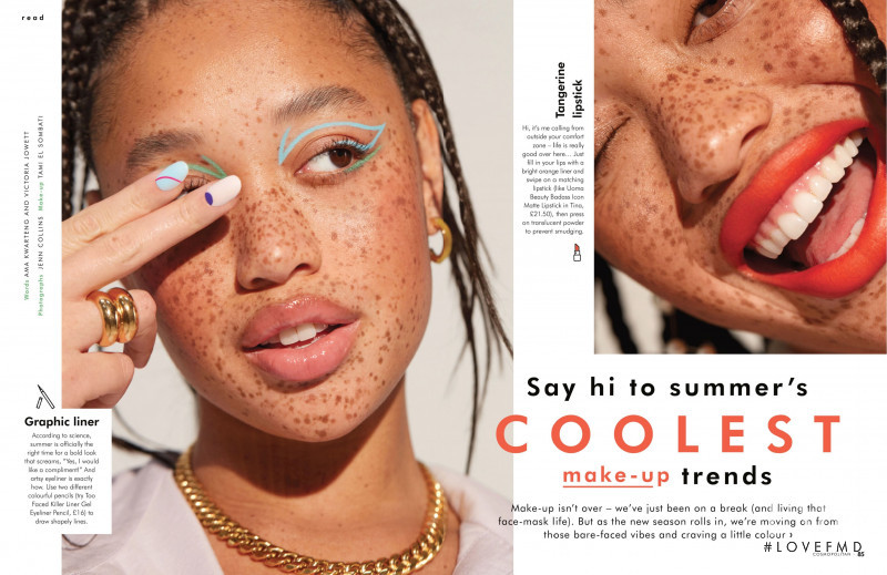 Coolest make-up trends, July 2021