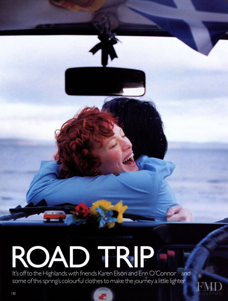 Erin O%Connor featured in Road Trip, February 1999