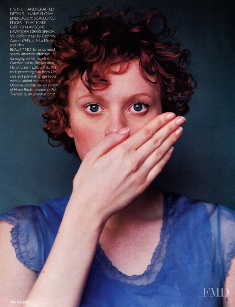 Karen Elson featured in Road Trip, February 1999
