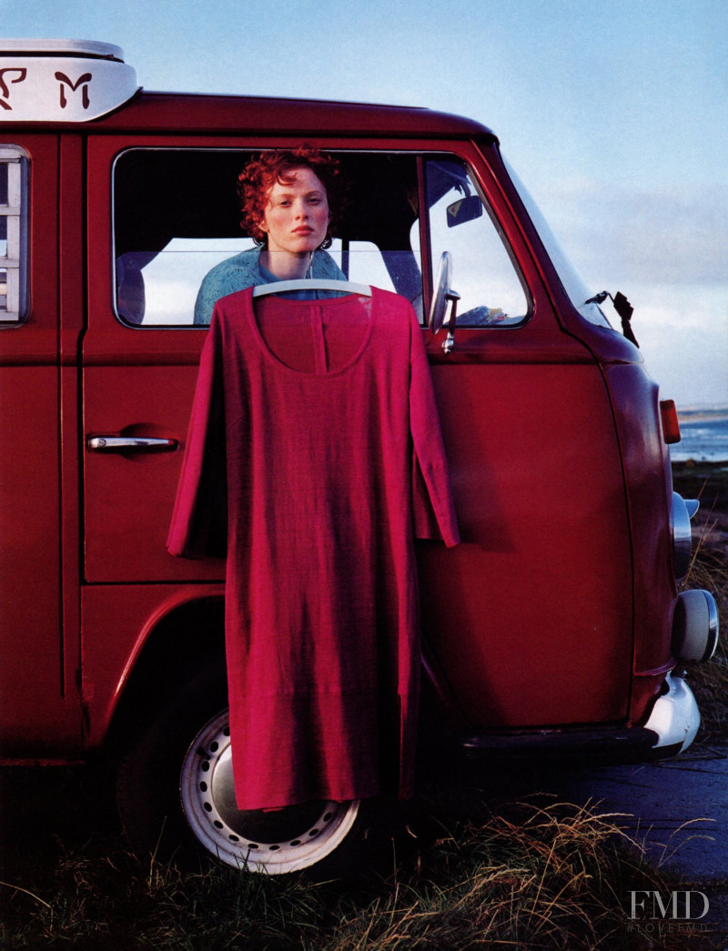 Karen Elson featured in Road Trip, February 1999