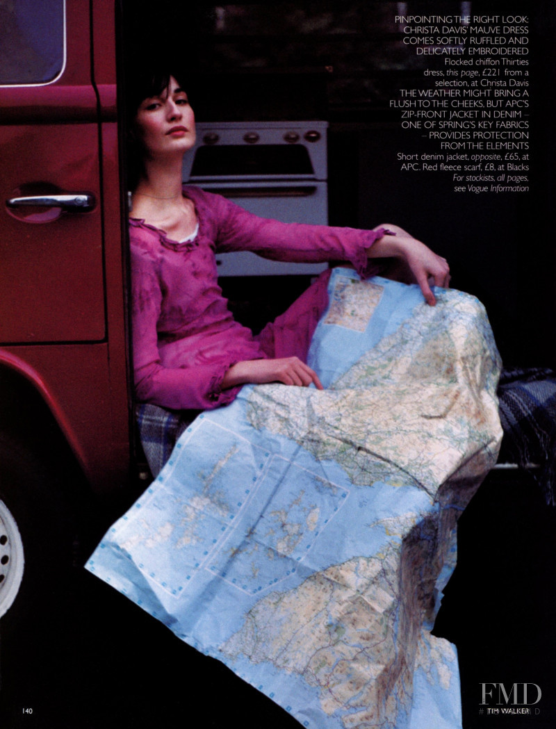 Erin O%Connor featured in Road Trip, February 1999