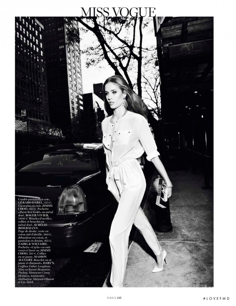 Nadja Bender featured in Upper Chic, February 2013