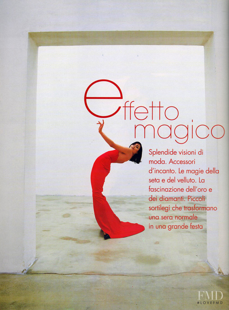 Magali Amadei featured in Effetto Magico, December 1995