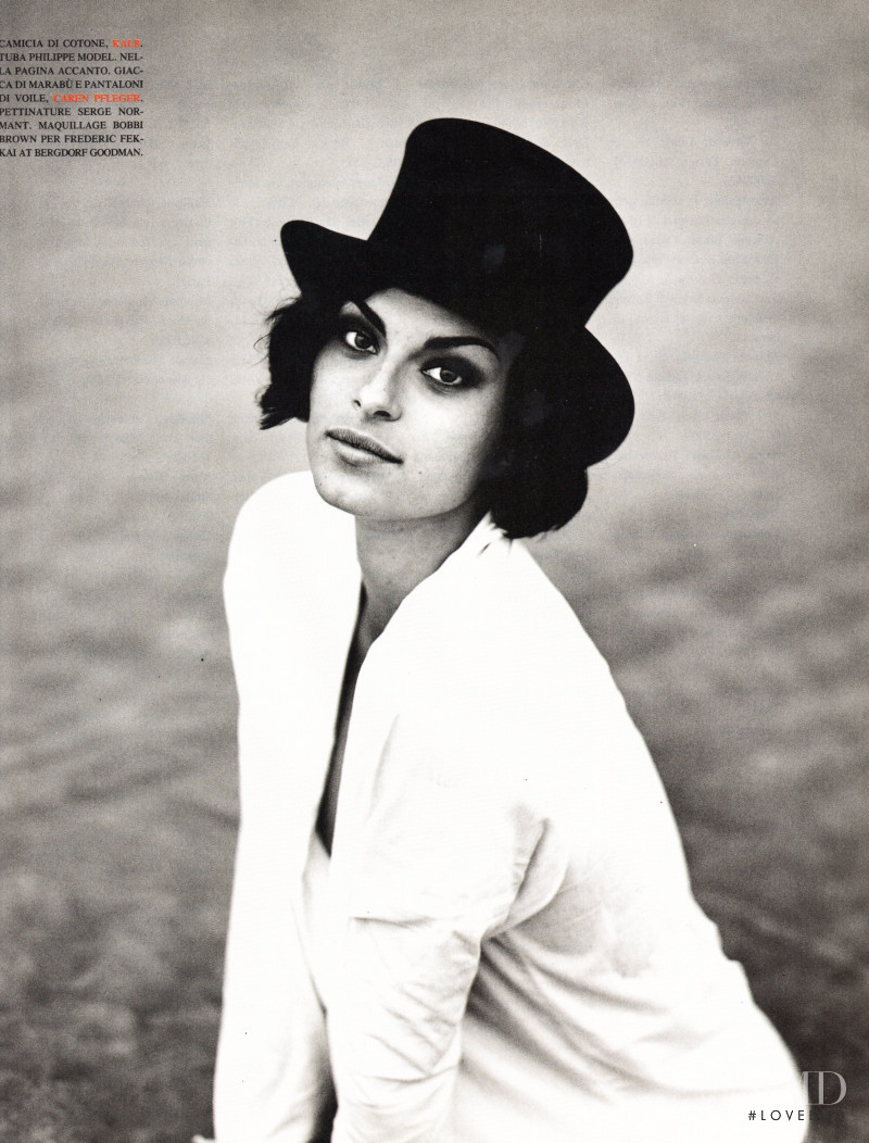 Magali Amadei featured in Easy Mood, August 1993