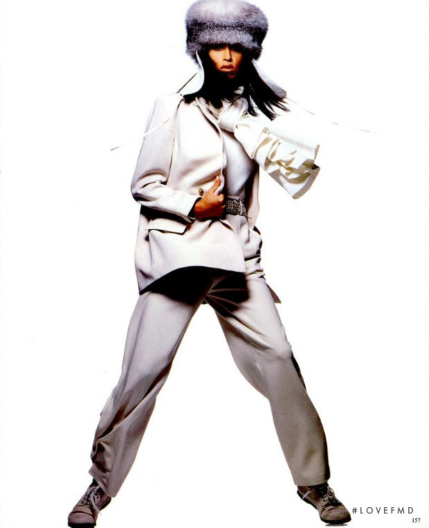 Magali Amadei featured in white only white very rich, November 1992