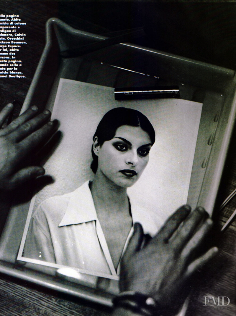 Magali Amadei featured in Stile Modotti, June 1994