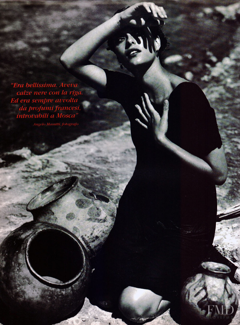 Magali Amadei featured in Stile Modotti, June 1994