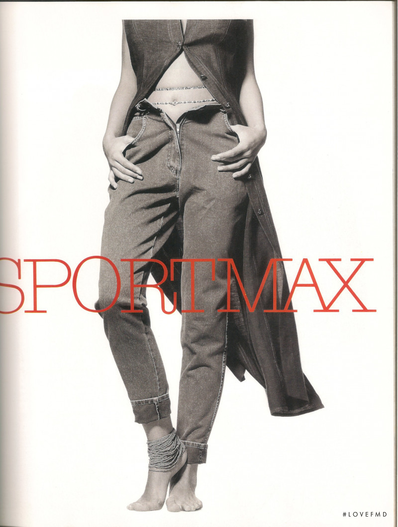 Magali Amadei featured in Carisma, February 1993