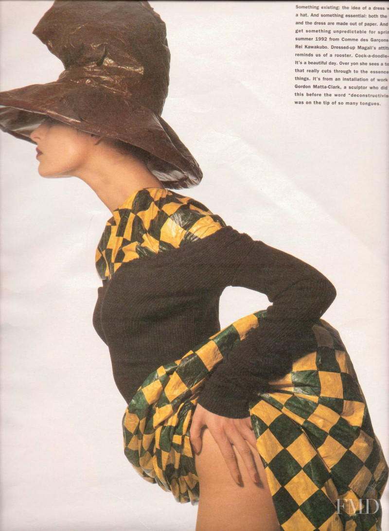 Magali Amadei featured in Existessentialism, January 1992