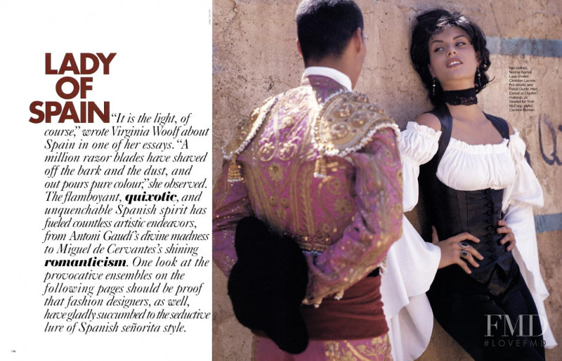 Magali Amadei featured in Lady Of Spain, December 1992