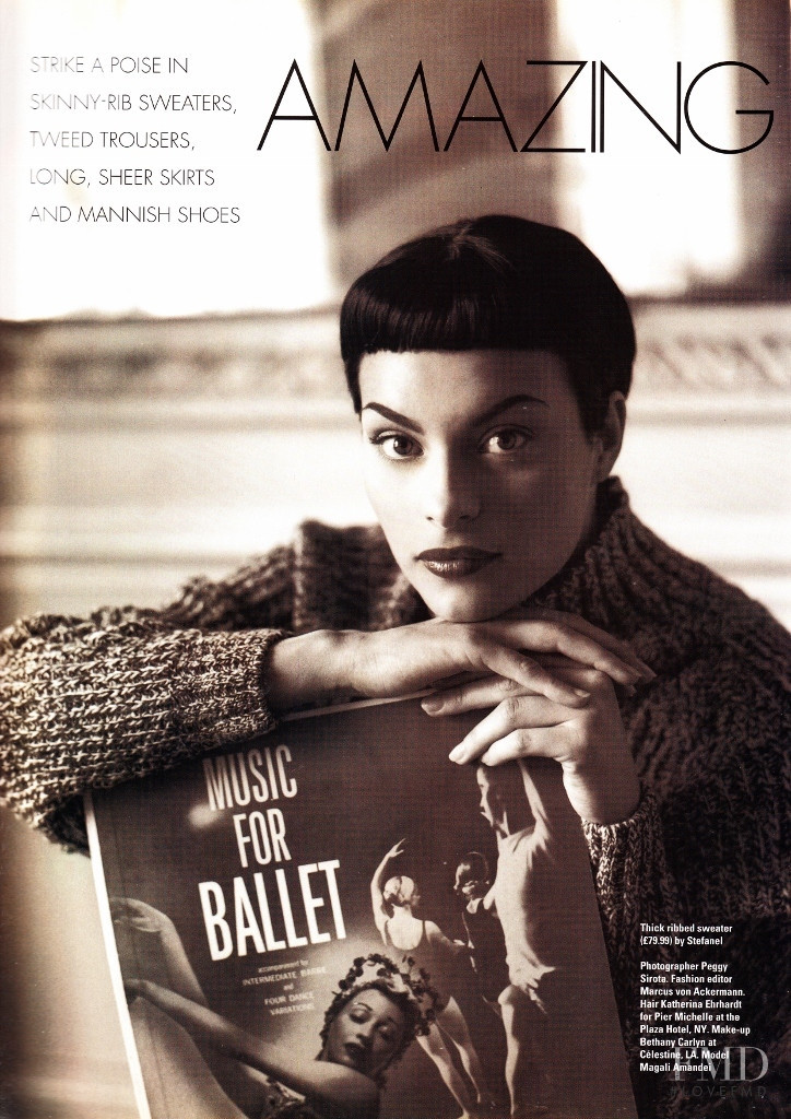 Magali Amadei featured in Amazing Grace, November 1993