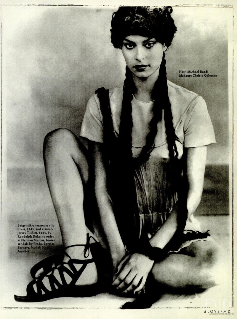 Magali Amadei featured in the glory that was greece, February 1994