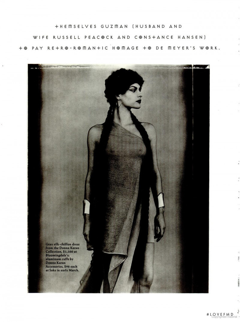 Magali Amadei featured in the glory that was greece, February 1994