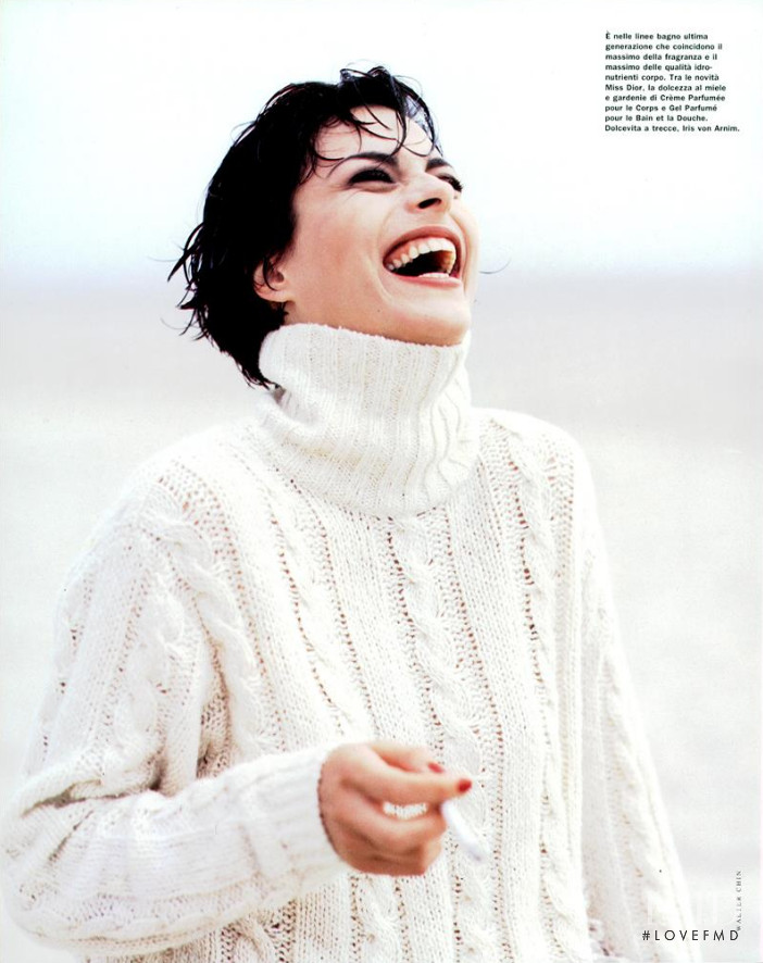Magali Amadei featured in Il Nuovo Beauty Trend é Scent Care, November 1993