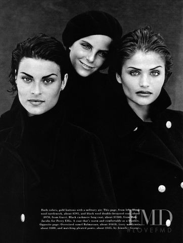 Helena Christensen featured in The Coast, October 1992