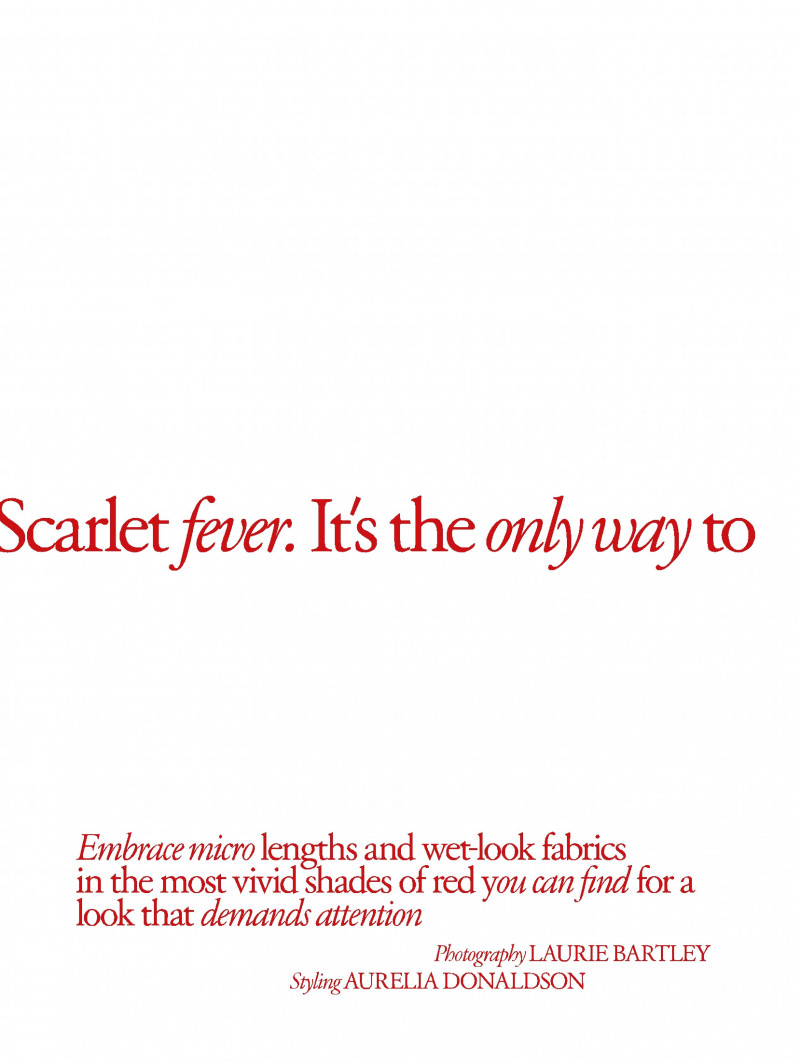Scarletfever. It’s the only way to turn up the heat this summer, June 2021