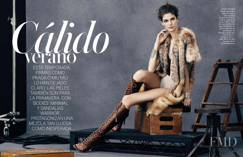 Kendra Spears featured in Cálido Verano, February 2013