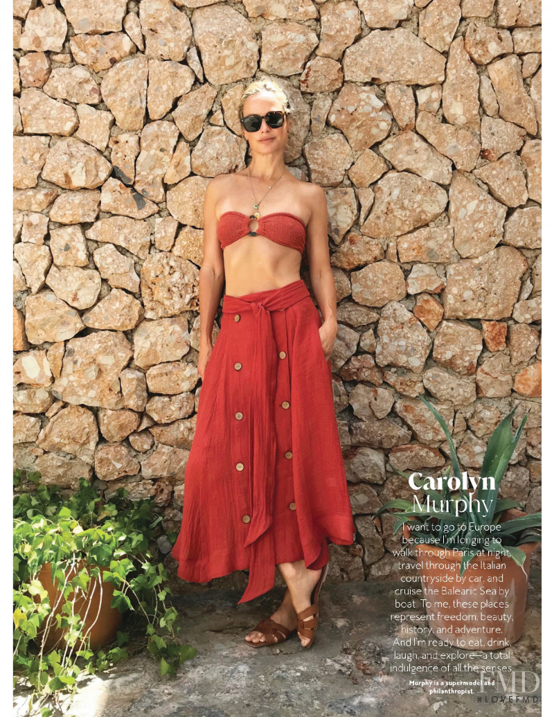 Carolyn Murphy featured in I Left The House, July 2021