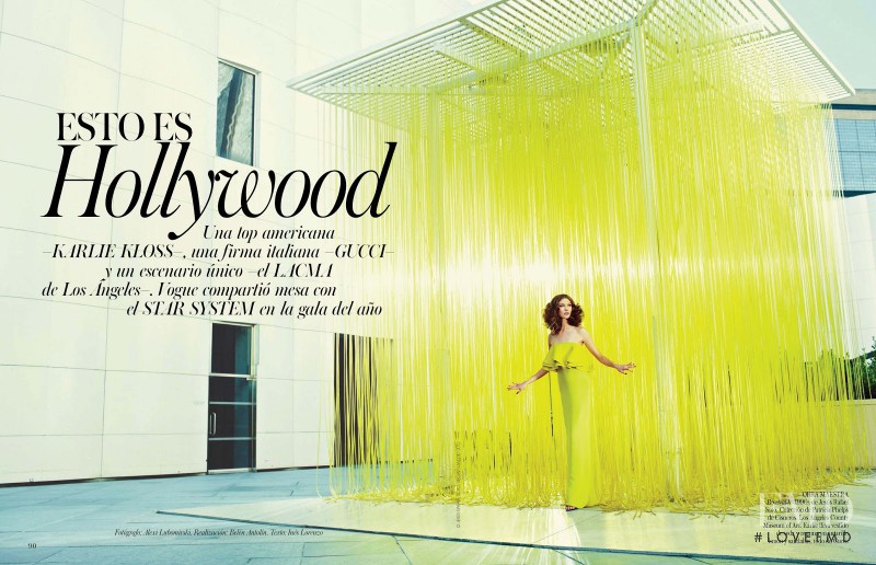 Karlie Kloss featured in Esto Es Hollywood, February 2013