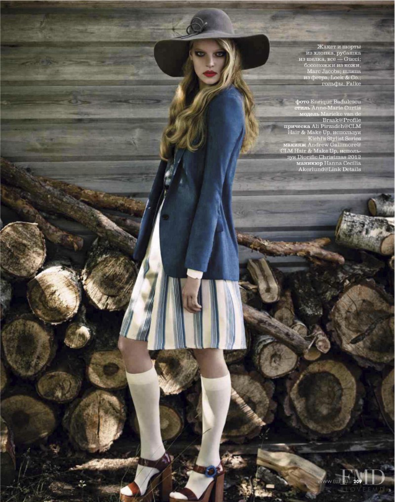 Marieke van de Braak featured in Looking Woman, February 2013