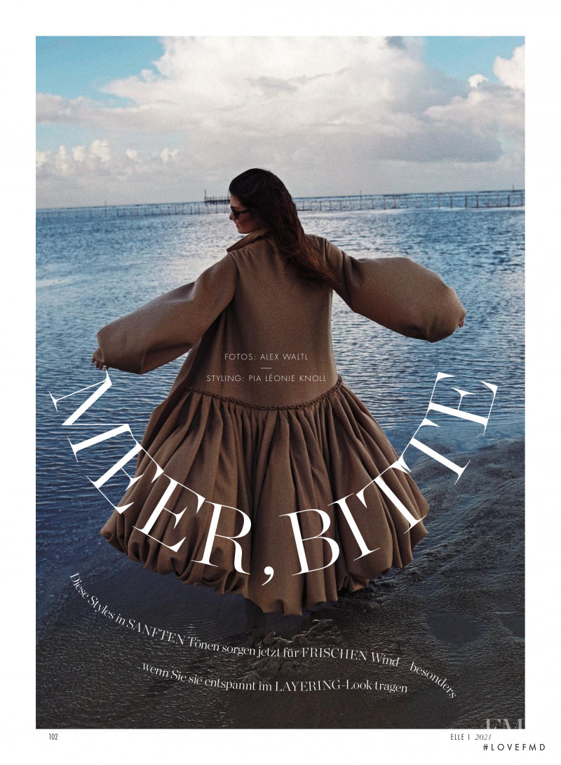 Ophélie Guillermand featured in Meer, Bitte, February 2021