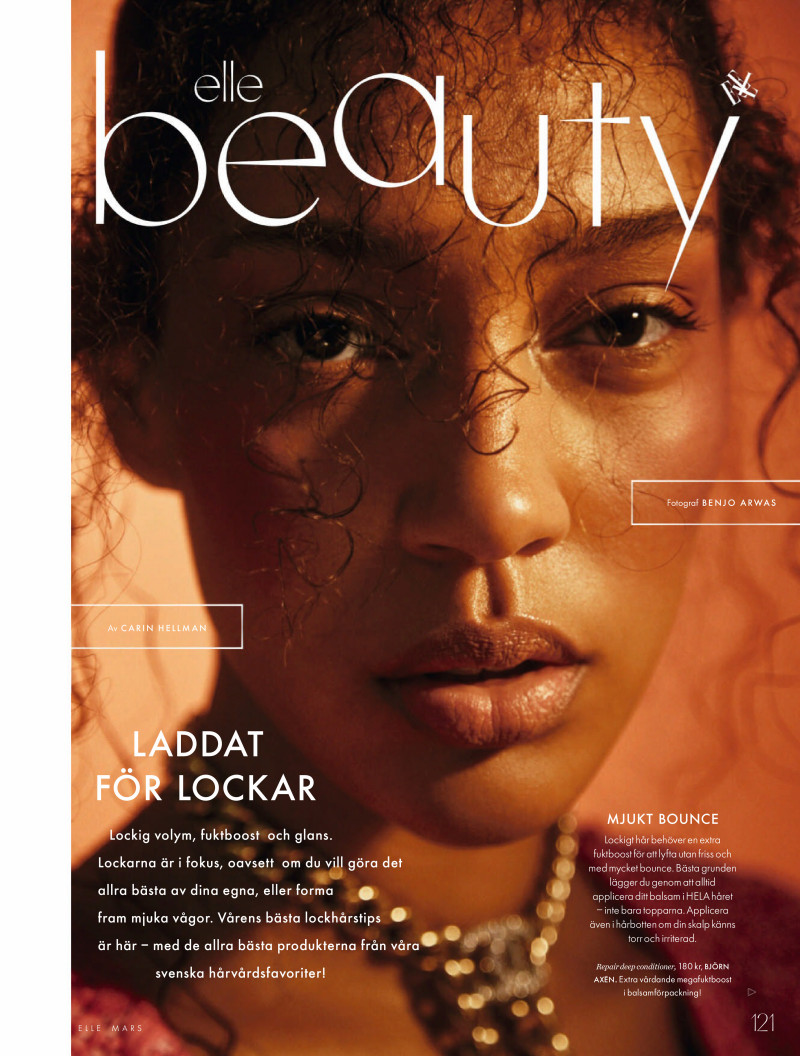 Elle Beauty: Laddat For Lockar, March 2021