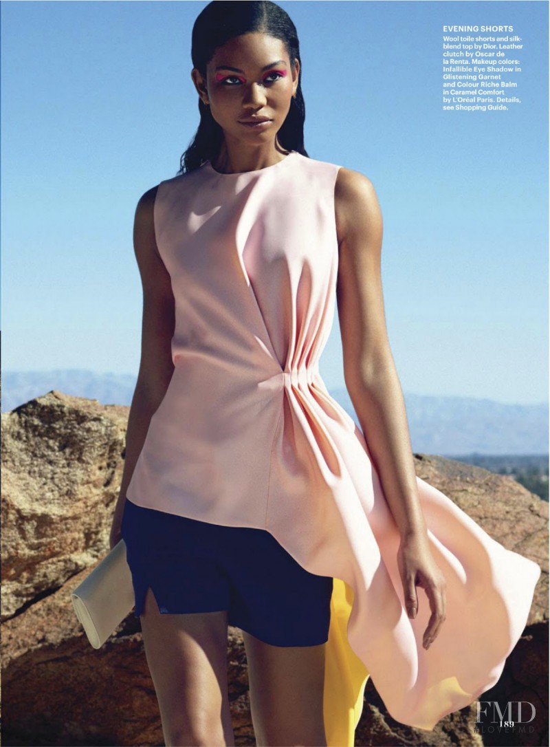Chanel Iman featured in Leg Room, February 2013