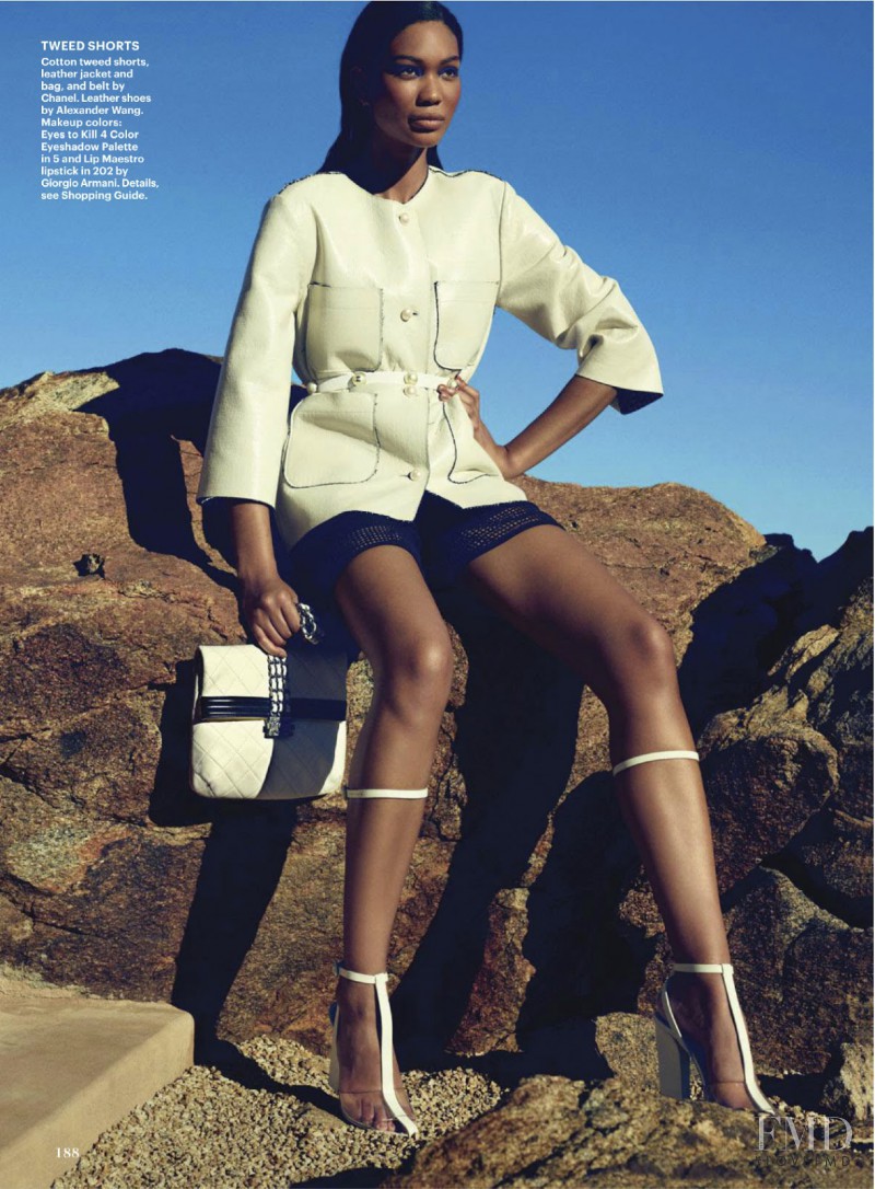 Chanel Iman featured in Leg Room, February 2013