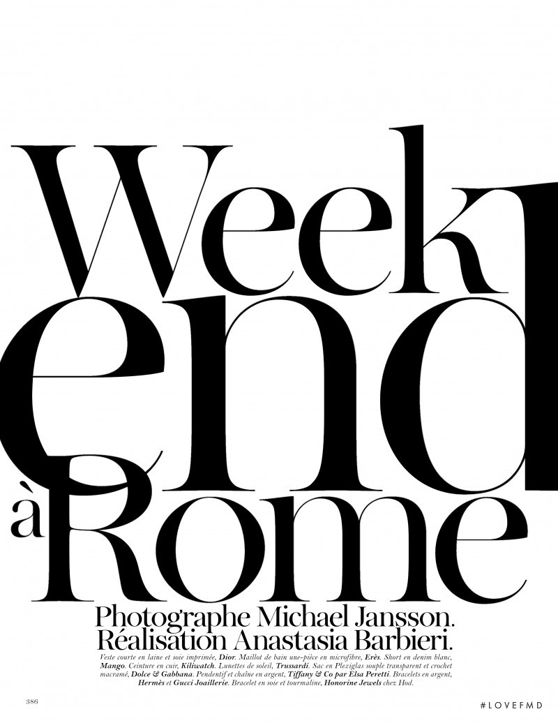 Weekend À Rome, March 2012