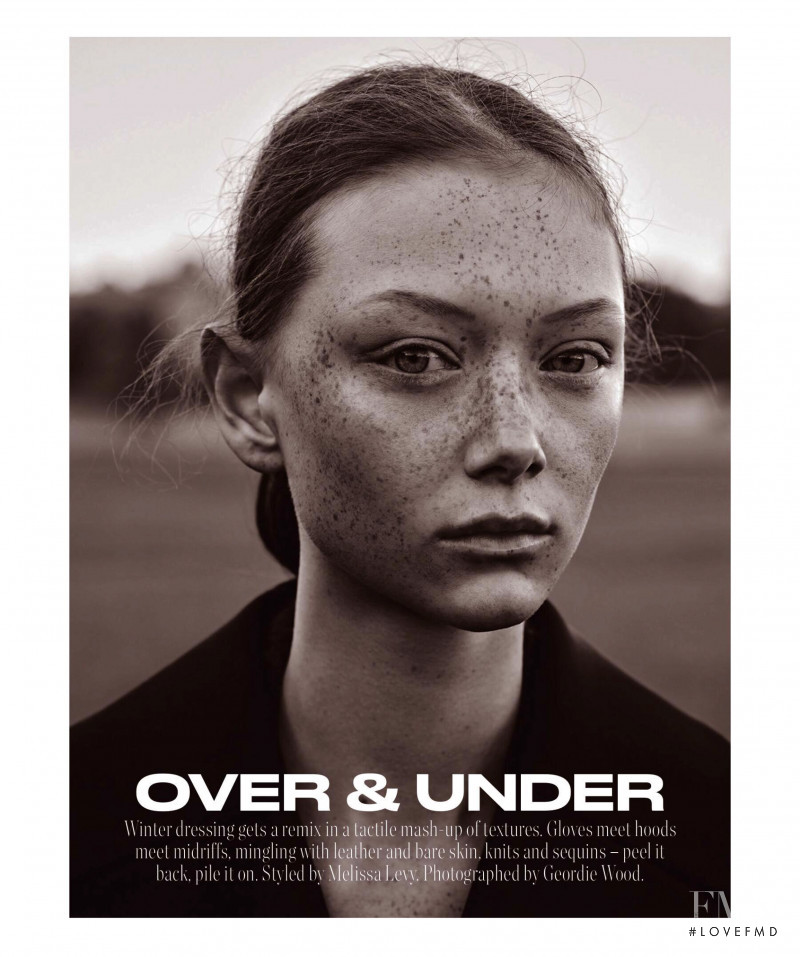 Sara Grace Wallerstedt featured in Over & Under, July 2021