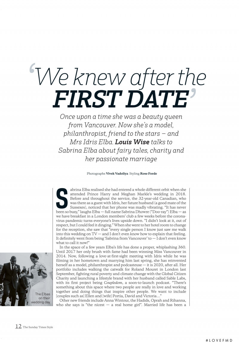 \'We Knew After the First Date\', April 2020