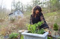 Helena Christensen At Home