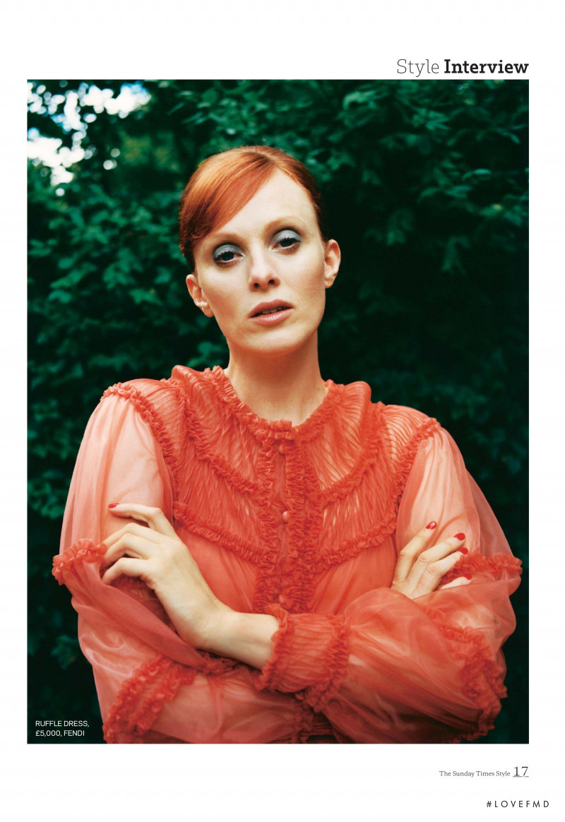 Karen Elson featured in There Were No Selfies Then, Just An Enjoyment of Youth, August 2020