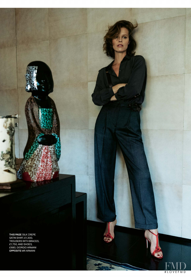 Eva Herzigova featured in The Art of Armani, December 2019