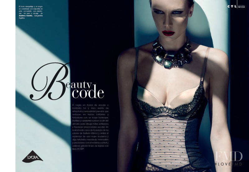 Asa Stensson featured in Beauty code, April 2011