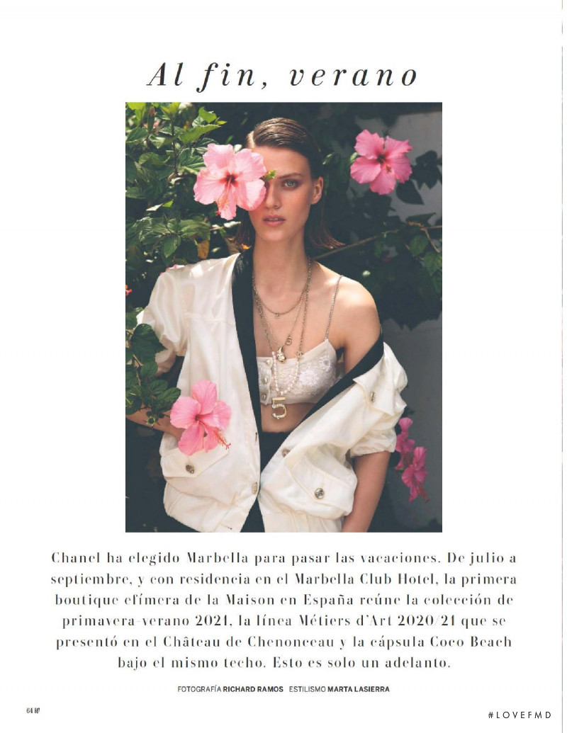 Tess Hellfeuer featured in Al fin, verano, July 2021