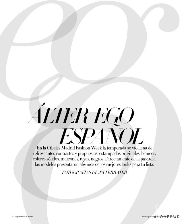 Álter Ego Español, March 2011