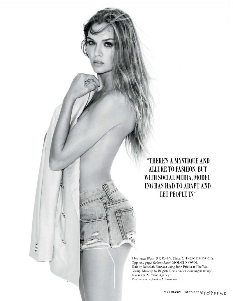 Josephine Skriver featured in No.1 Fan, September 2021