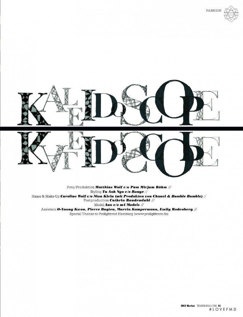 Kaleidoscope, September 2012