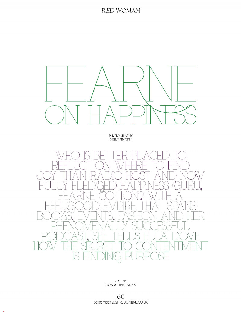 Fearne on Happiness, September 2021