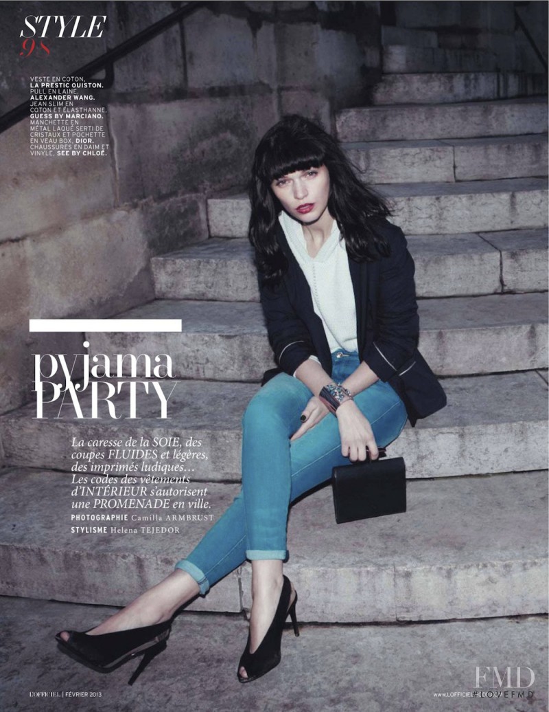 Anna Brewster featured in Pyjama Party, February 2013