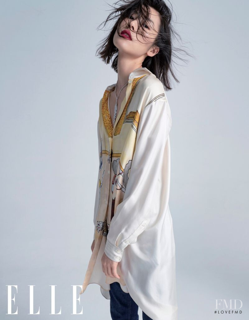Liu Wen featured in Lovely elle girls, October 2019