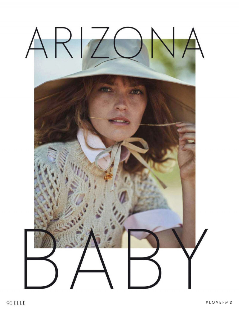 Arizona Muse featured in Arizona Baby, September 2021