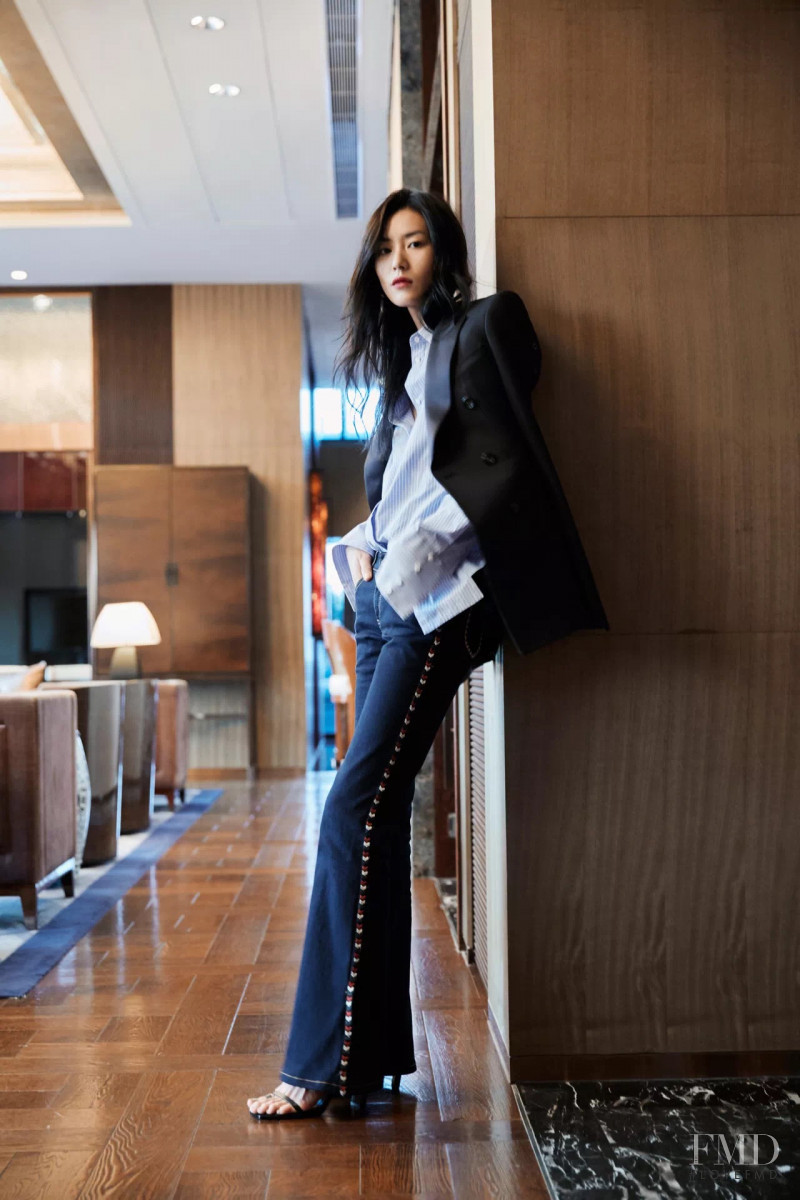 Liu Wen featured in Dazzle Fashion, December 2017