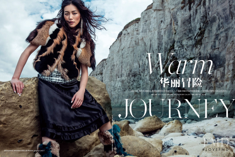 Liu Wen featured in Warm Journey, September 2017