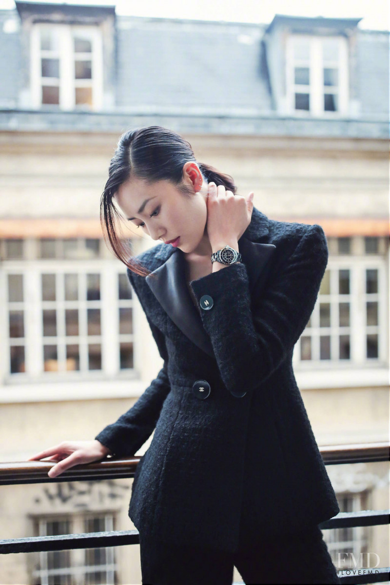 Liu Wen featured in Chanel Watch, May 2017