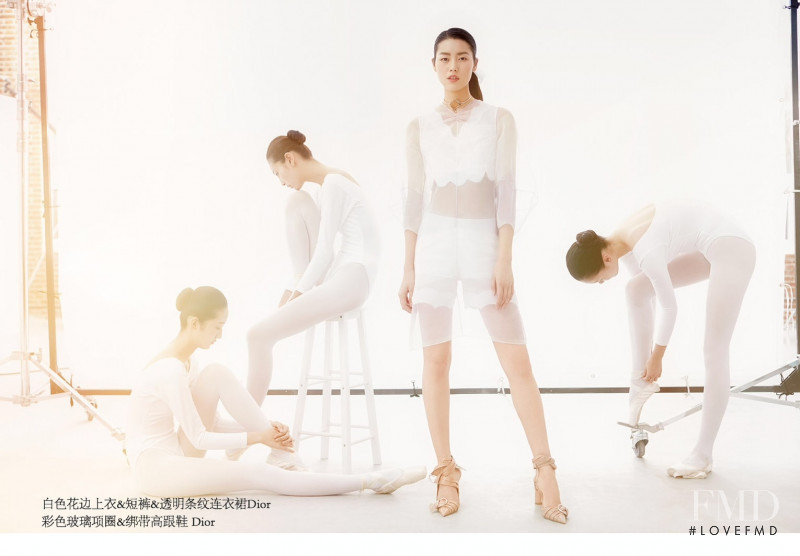 Liu Wen featured in Ballett, April 2016