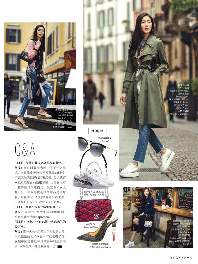Liu Wen featured in Style, May 2016