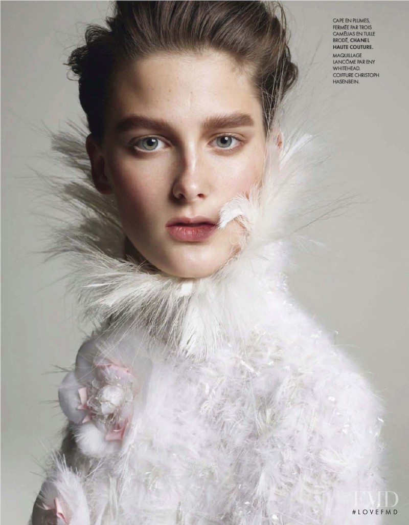 Nora Lony by Wendelin Spiess for Elle France January 2013 